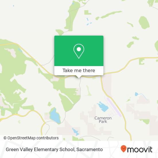 Mapa de Green Valley Elementary School