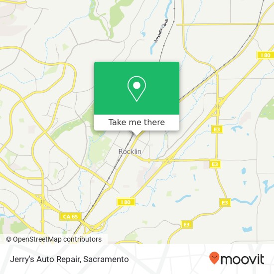 Mapa de Jerry's Auto Repair