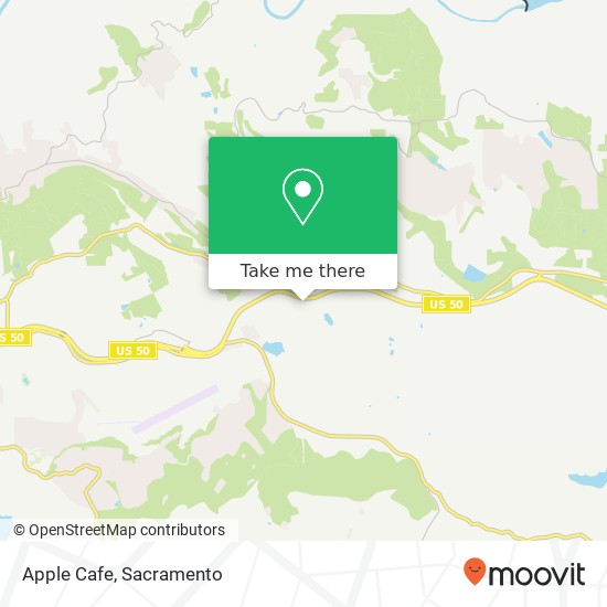 Apple Cafe map