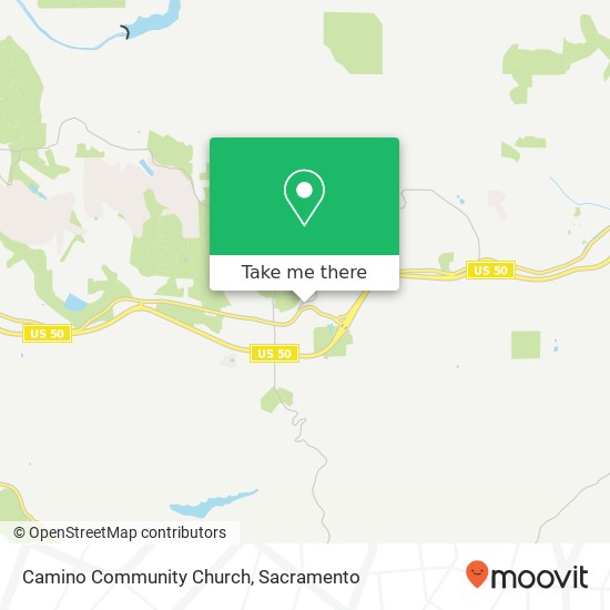 Mapa de Camino Community Church