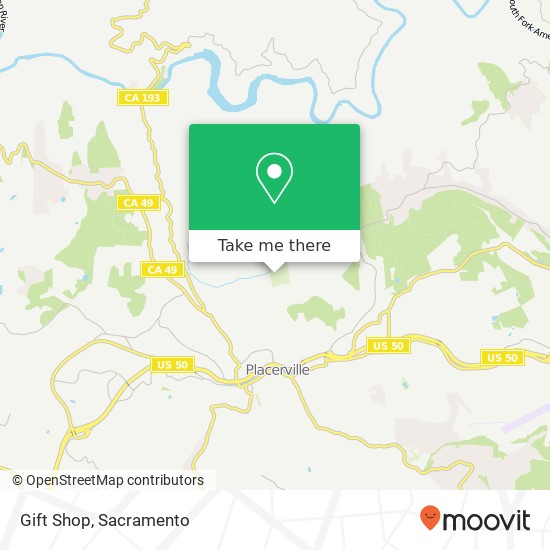 Mapa de Gift Shop