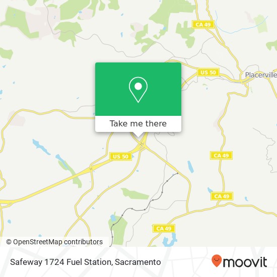 Mapa de Safeway 1724 Fuel Station