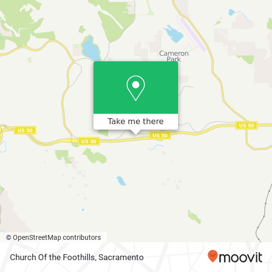 Mapa de Church Of the Foothills