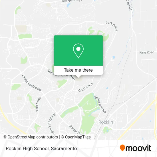 Mapa de Rocklin High School