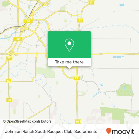Johnson Ranch South Racquet Club map