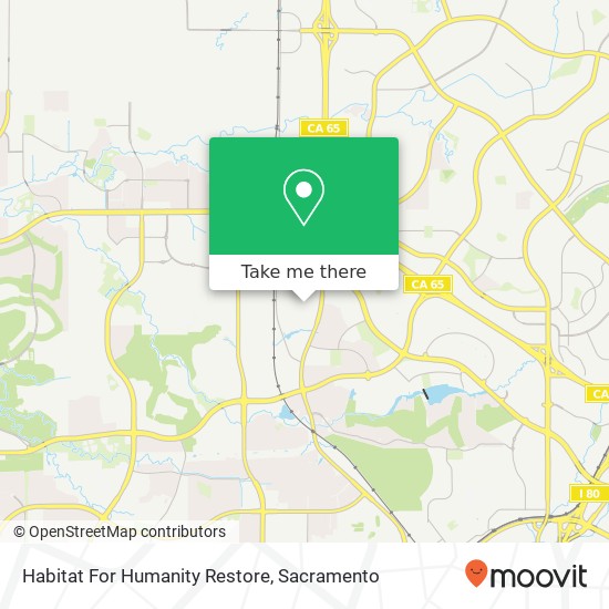 Habitat For Humanity Restore map