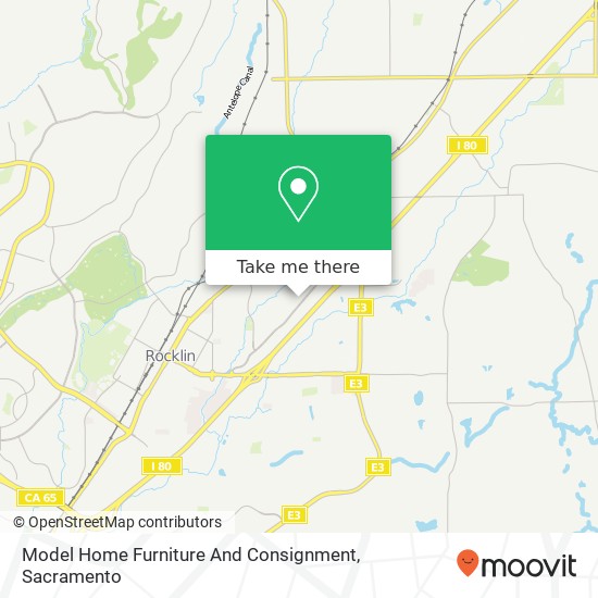 Model Home Furniture And Consignment map