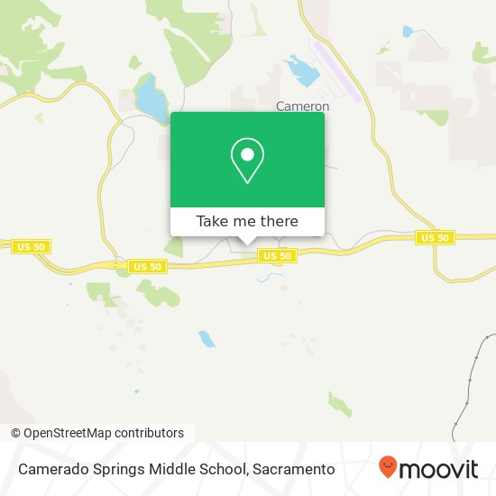 Mapa de Camerado Springs Middle School