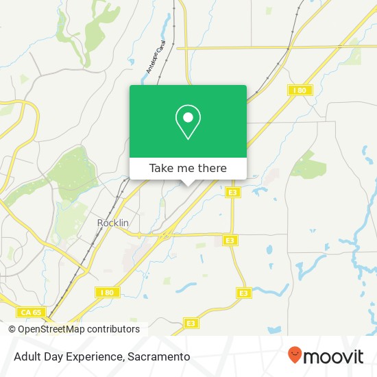 Adult Day Experience map