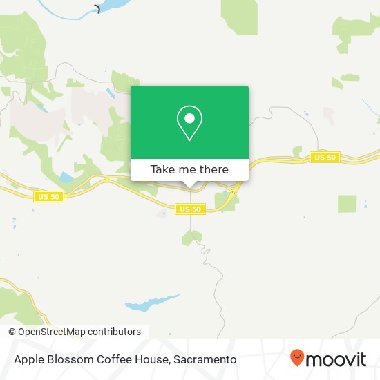 Mapa de Apple Blossom Coffee House