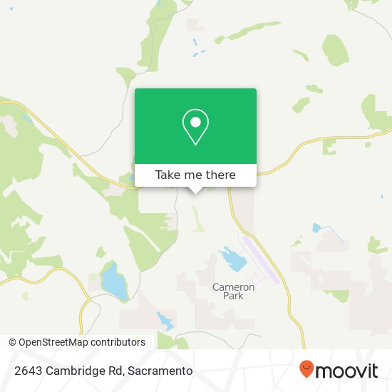 Mapa de 2643 Cambridge Rd
