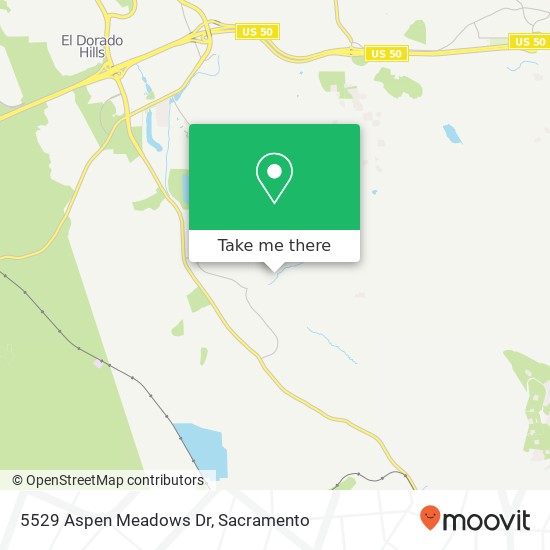 Mapa de 5529 Aspen Meadows Dr