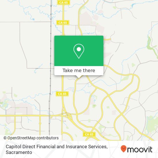 Capitol Direct Financial and Insurance Services map