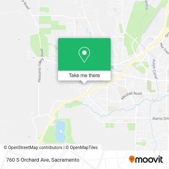 Mapa de 760 S Orchard Ave
