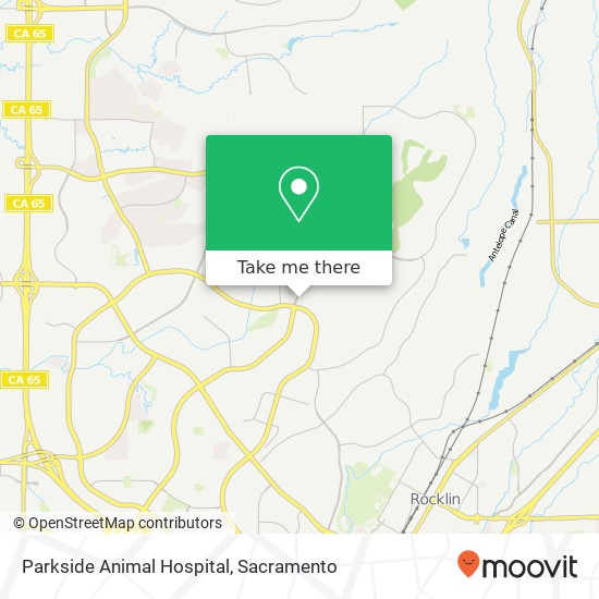 Parkside Animal Hospital map