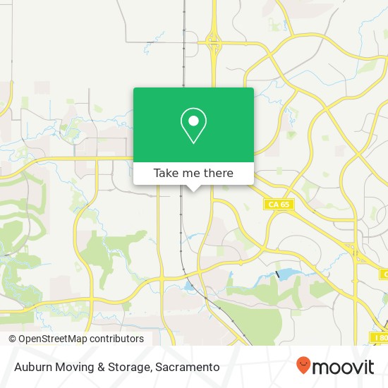 Auburn Moving & Storage map