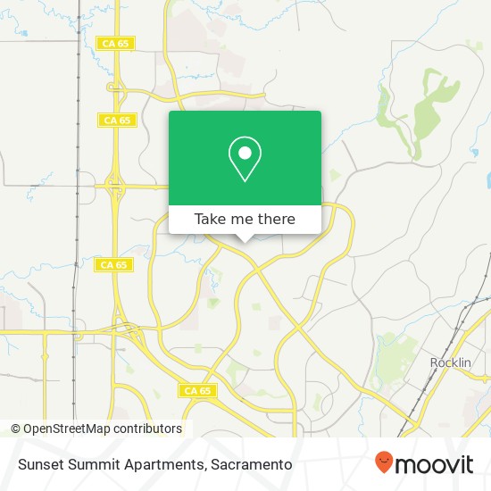 Sunset Summit Apartments map