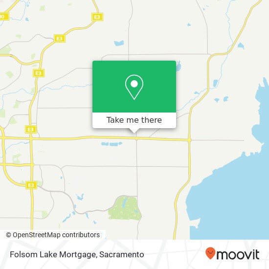 Folsom Lake Mortgage map