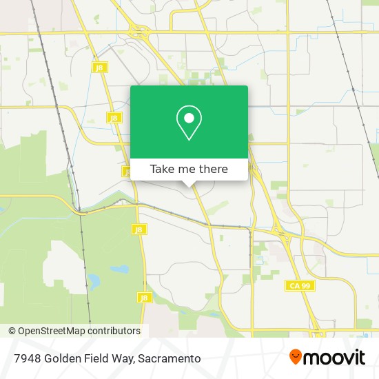 Mapa de 7948 Golden Field Way