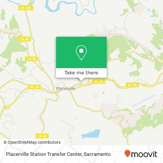 Mapa de Placerville Station Transfer Center