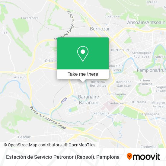 Estación de Servicio Petronor (Repsol) map