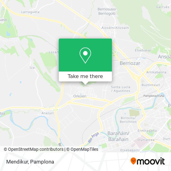 Mendikur map