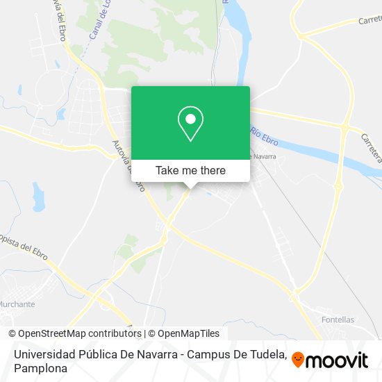 Universidad Pública De Navarra - Campus De Tudela map