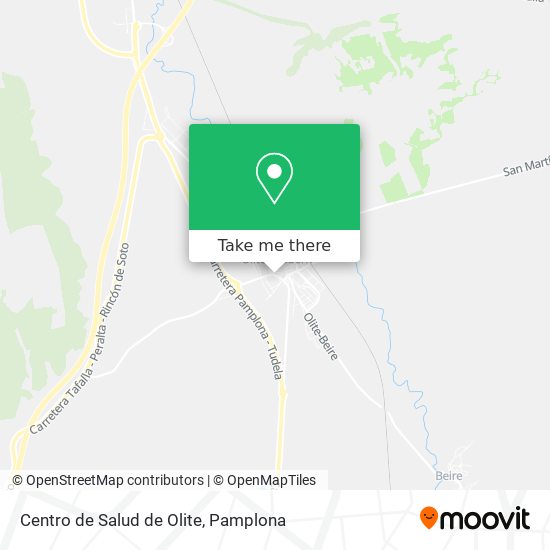 Centro de Salud de Olite map
