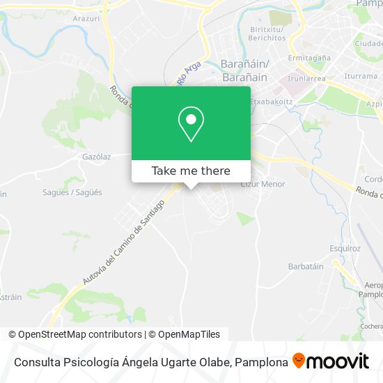 Consulta Psicología Ángela Ugarte Olabe map