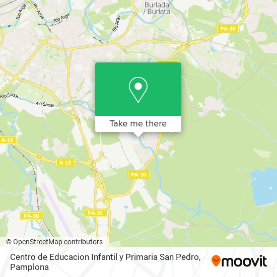 Centro de Educacion Infantil y Primaria San Pedro map