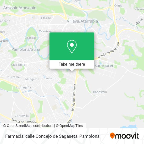 Farmacia, calle Concejo de Sagaseta map