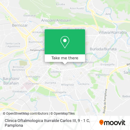 Clinica Oftalmologica Iturralde Carlos III, 9 - 1 C map