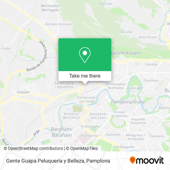 Gente Guapa Peluquería y Belleza map