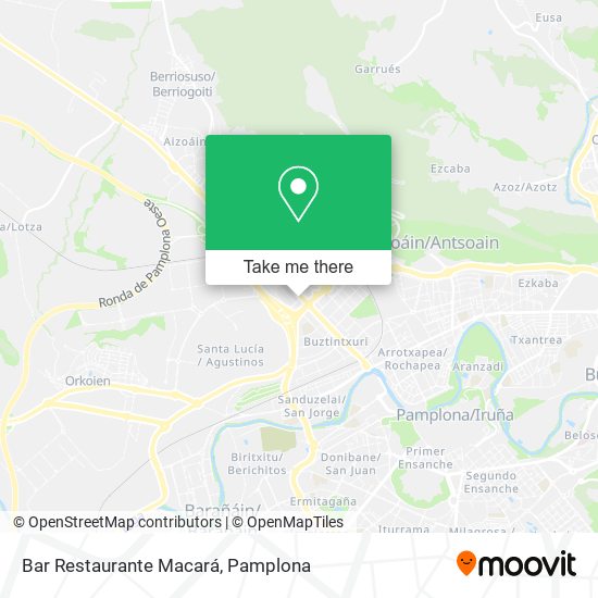 Bar Restaurante Macará map