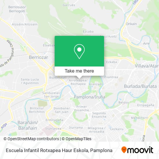 Escuela Infantil Rotxapea Haur Eskola map