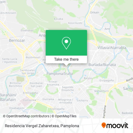 Residencia Vergel Zaharetxea map