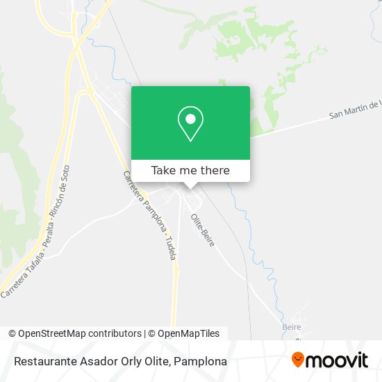 Restaurante Asador Orly Olite map