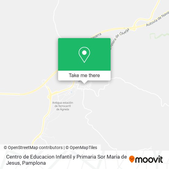 mapa Centro de Educacion Infantil y Primaria Sor Maria de Jesus