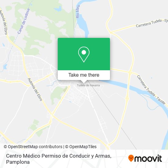 mapa Centro Médico Permiso de Conducir y Armas