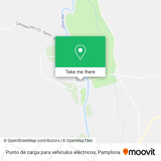 Punto de carga para vehículos eléctricos map