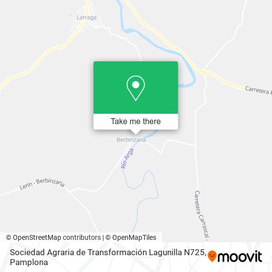 Sociedad Agraria de Transformación Lagunilla N725 map