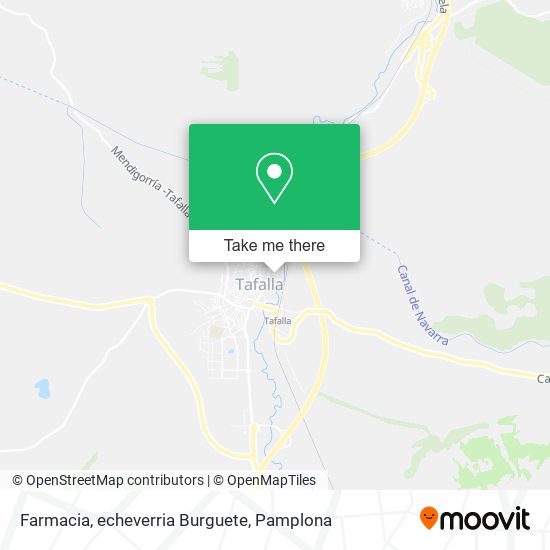 mapa Farmacia, echeverria Burguete