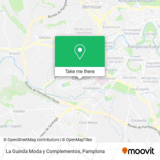 La Guinda Moda y Complementos map