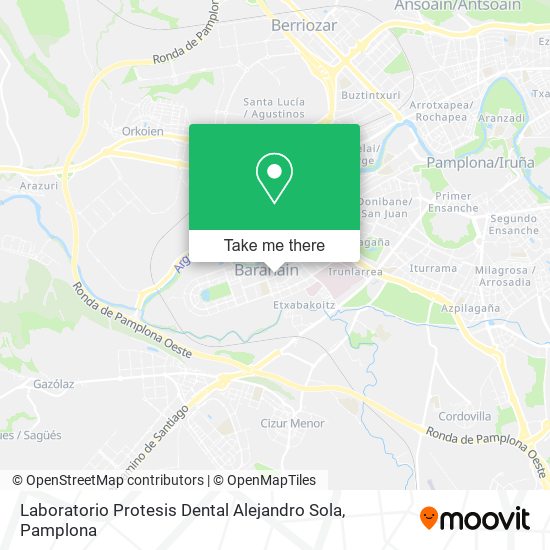 mapa Laboratorio Protesis Dental Alejandro Sola
