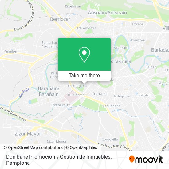 Donibane Promocion y Gestion de Inmuebles map