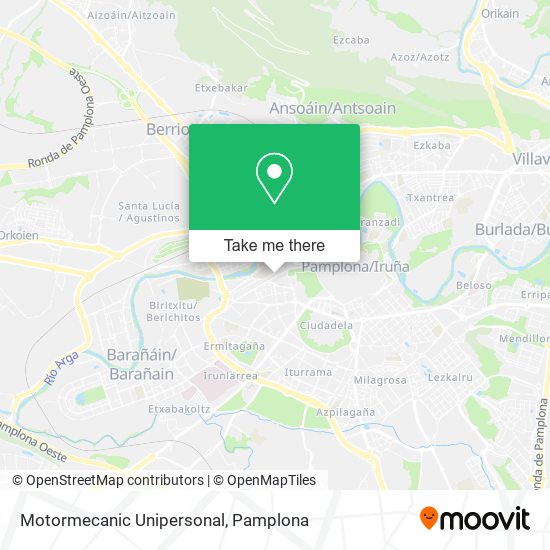 mapa Motormecanic Unipersonal