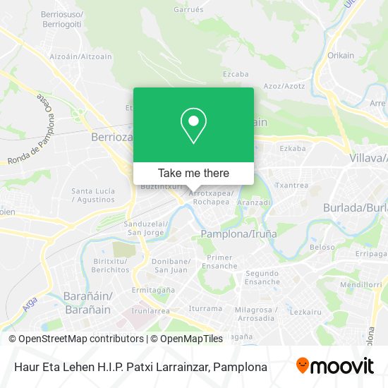 Haur Eta Lehen H.I.P. Patxi Larrainzar map