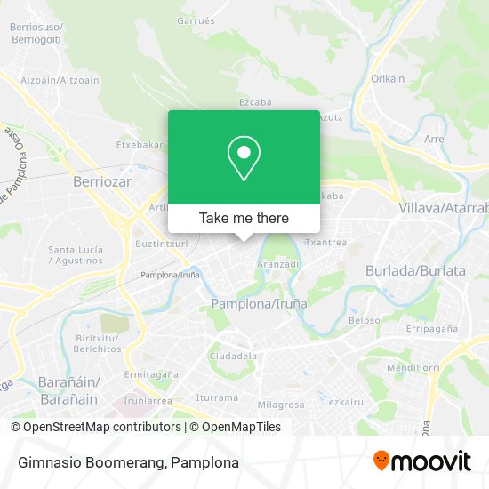 Gimnasio Boomerang map