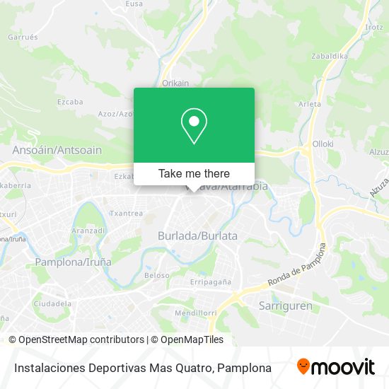 Instalaciones Deportivas Mas Quatro map