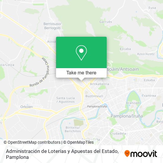 Administración de Loterías y Apuestas del Estado map